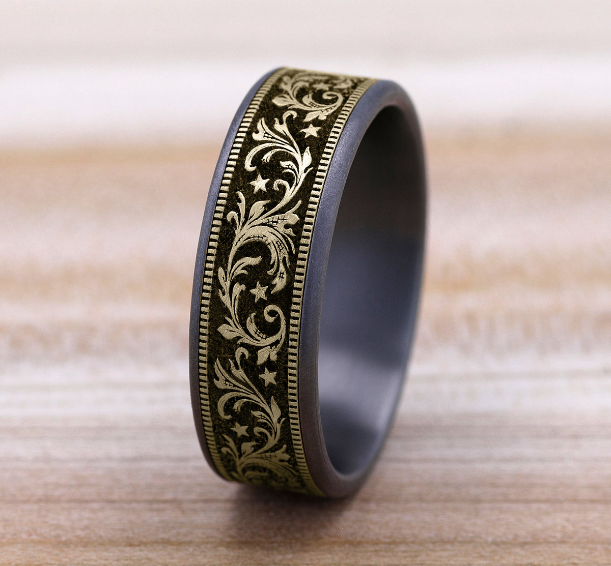 THE SPUR - Grey Tantalum / 14K Yellow Gold - image 4
