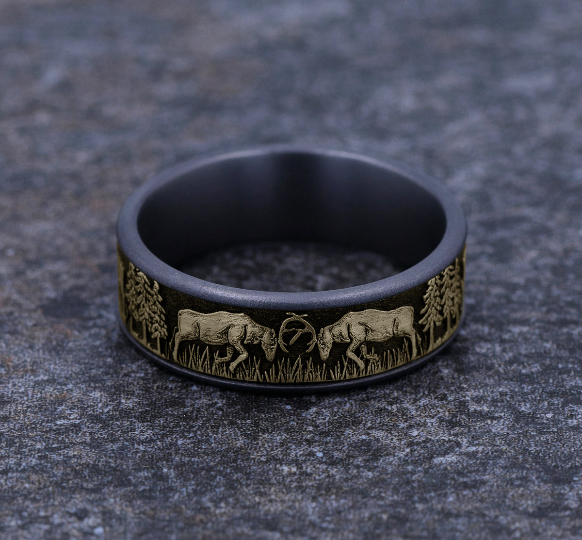 THE RUT - Grey Tantalum / 14K Yellow Gold - image 4
