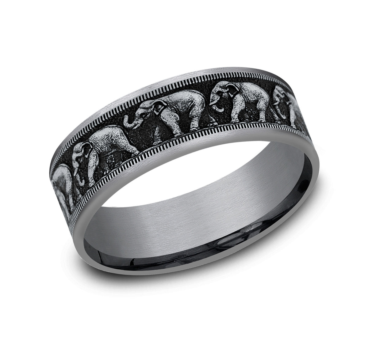 THE OLIFANT - Grey Tantalum / 14K White Gold