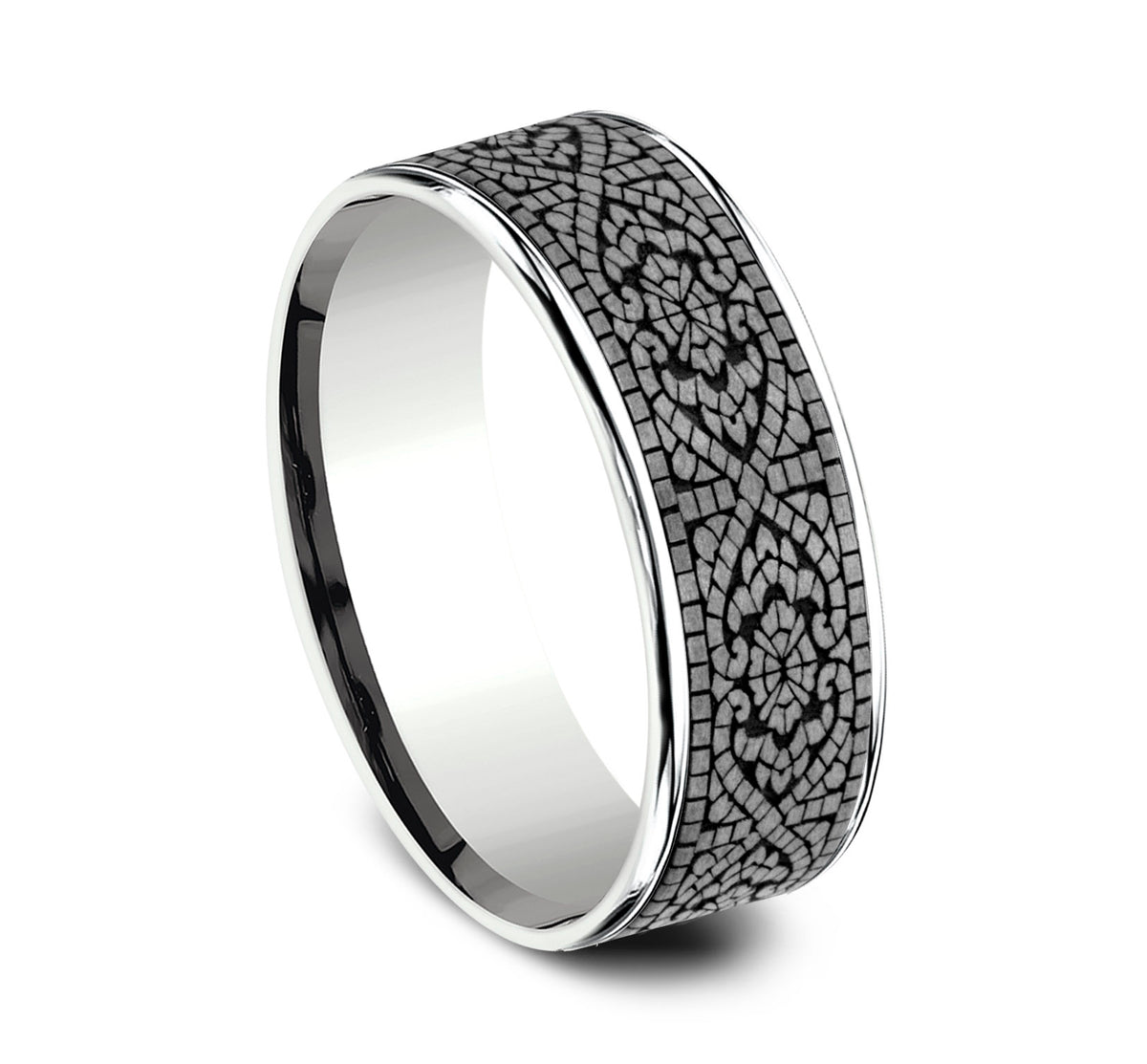 THE BURANO - 14K White Gold / Grey Tantalum - image 2