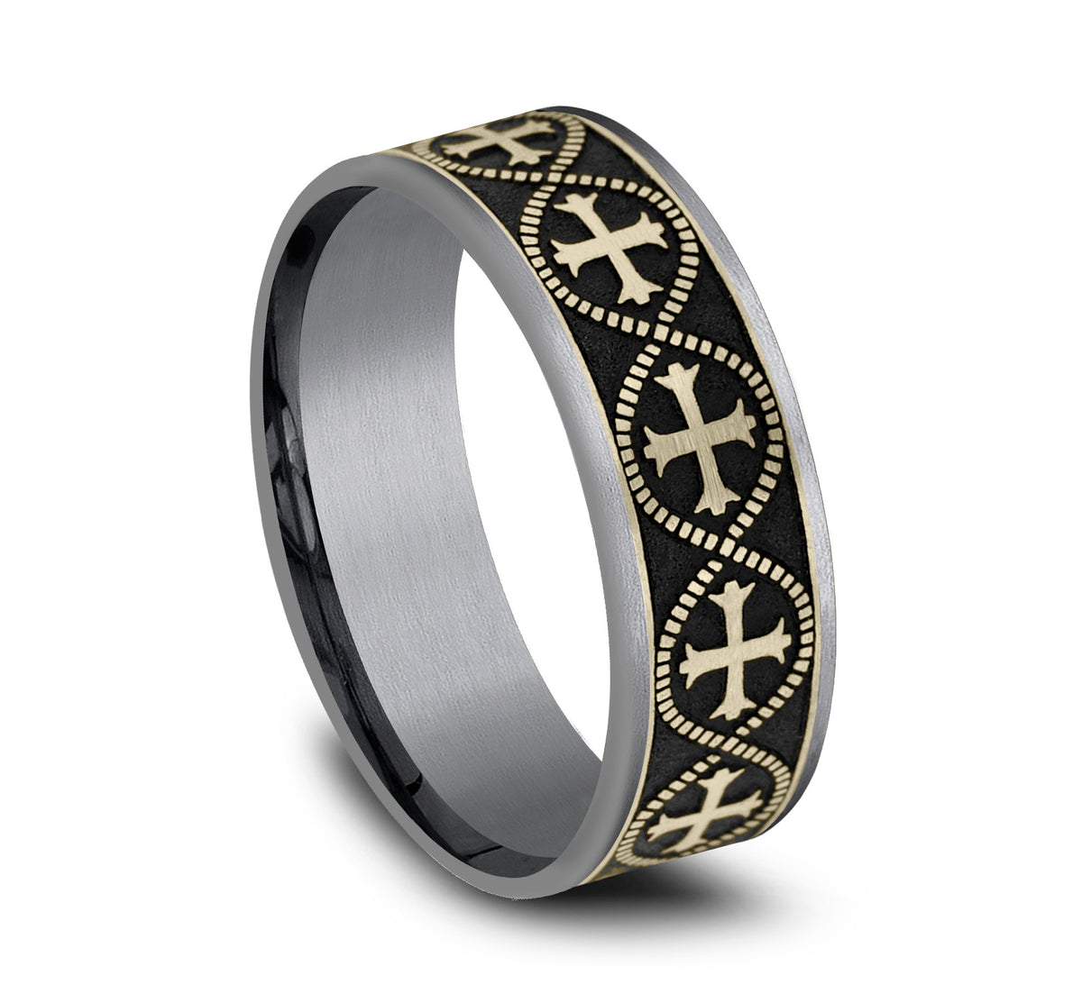 THE CRUSADER - Grey Tantalum / 14K Yellow Gold - image 2
