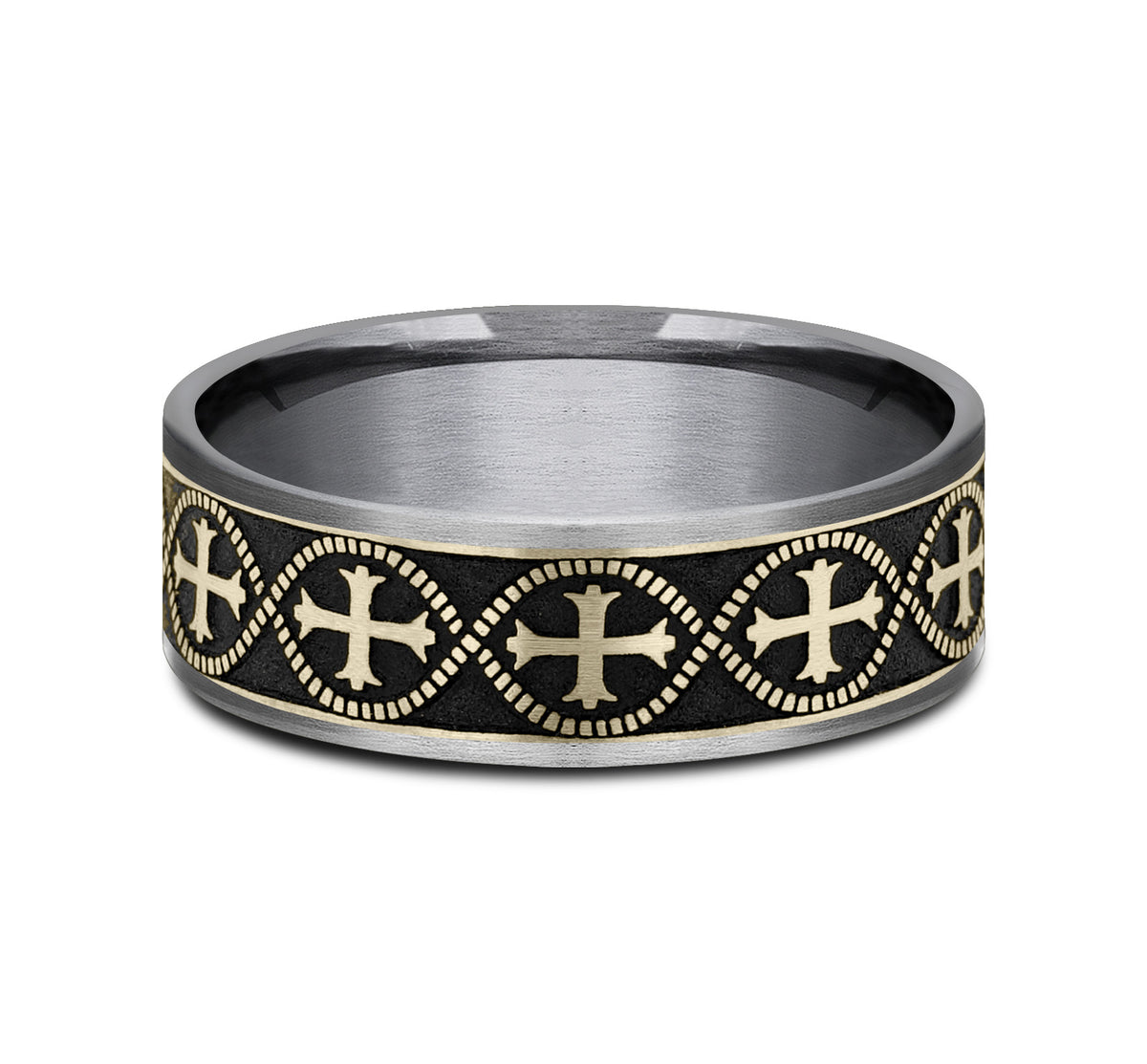 THE CRUSADER - Grey Tantalum / 14K Yellow Gold - image 3