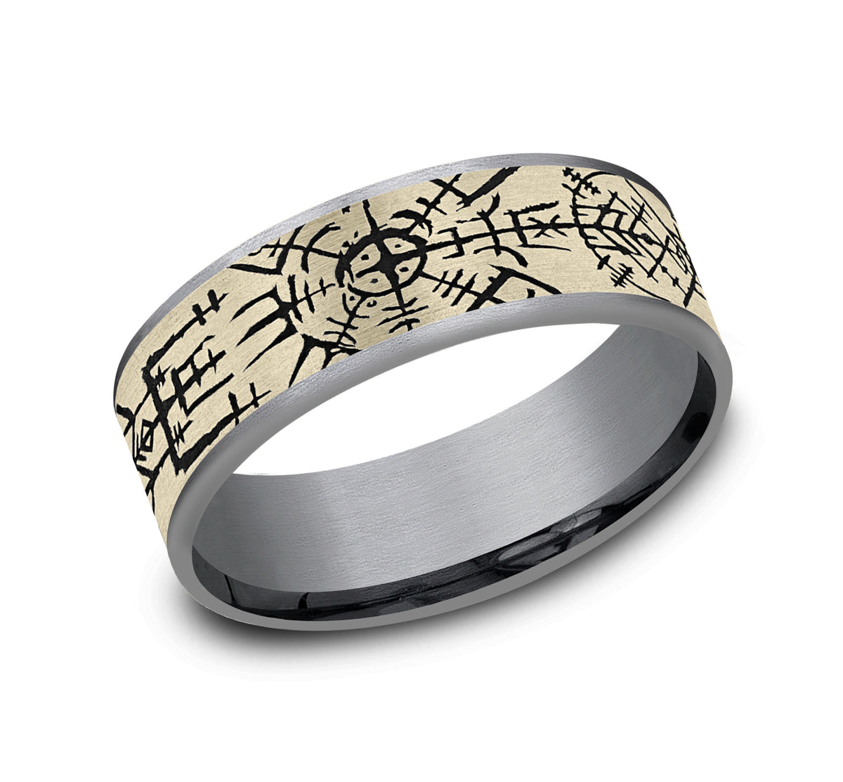 THE VIKING - Grey Tantalum / 14K Yellow Gold