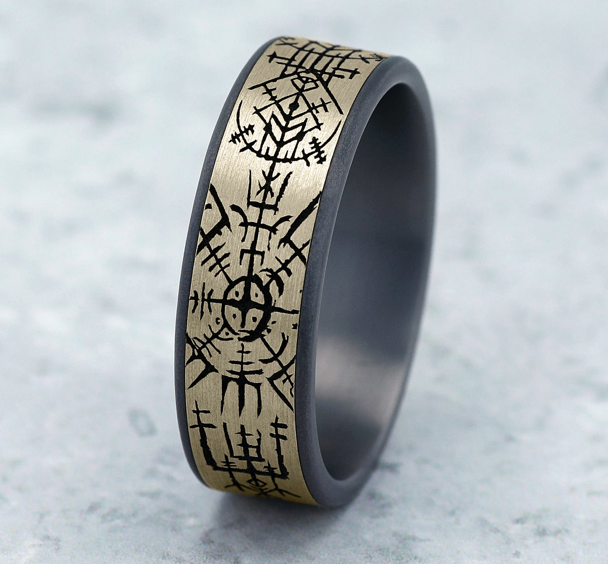 THE VIKING - Grey Tantalum / 14K Yellow Gold - image 4
