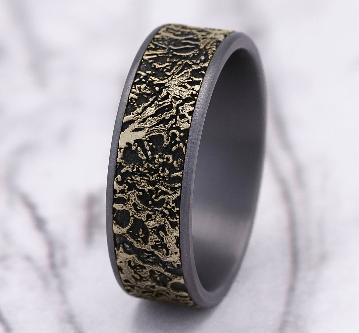 THE POLLOCK - Grey Tantalum / 14K Yellow Gold - image 4