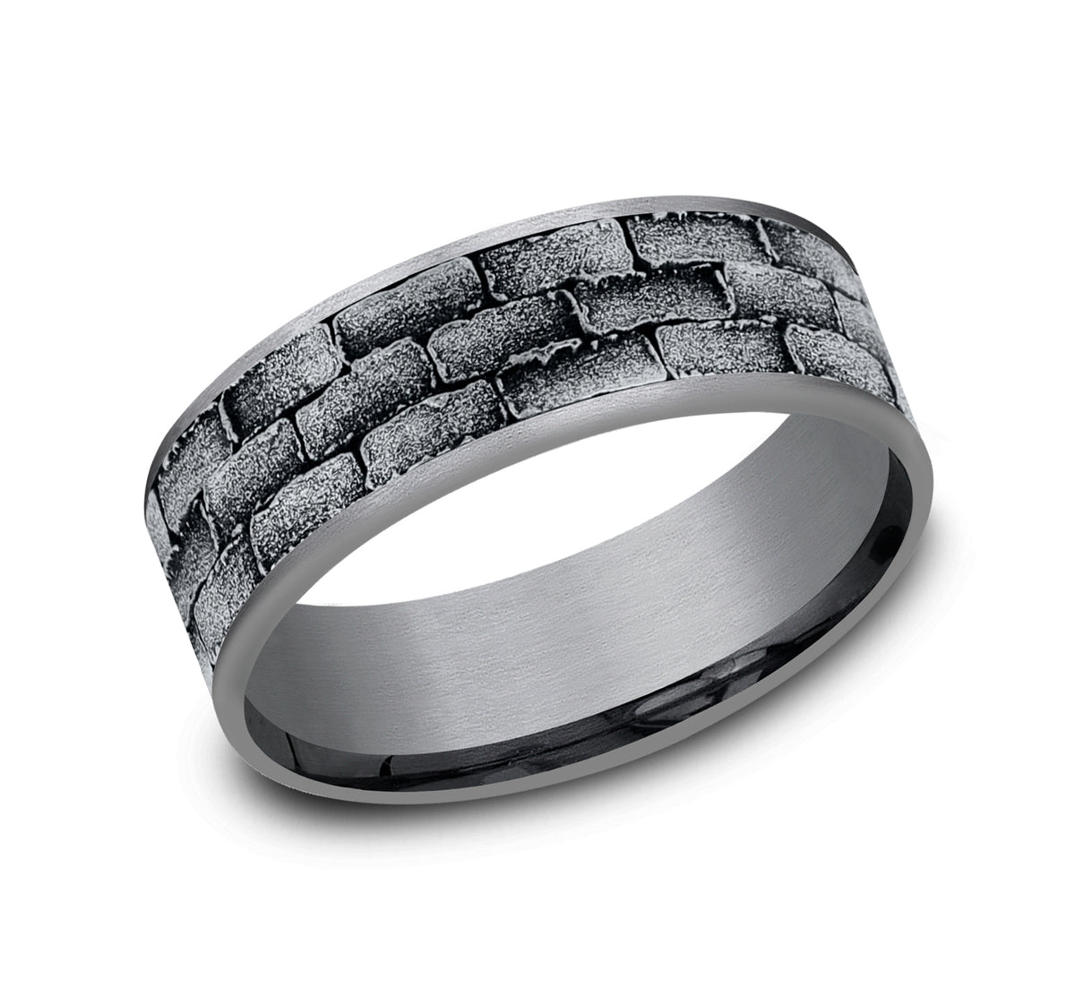 THE MASON - Grey Tantalum / 14K White Gold