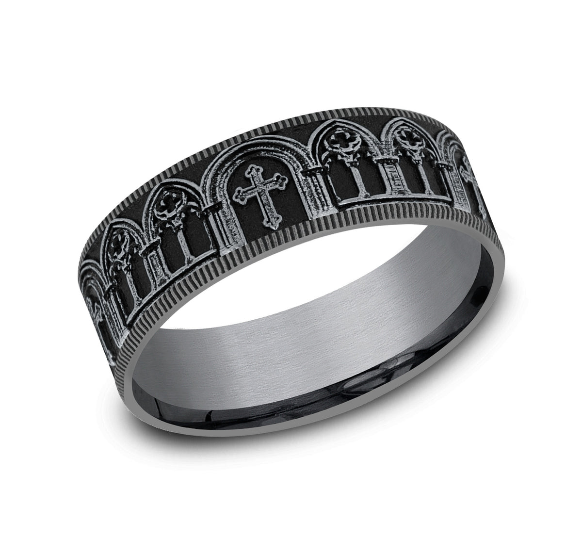 THE CATHEDRAL - Grey Tantalum / 14K White Gold