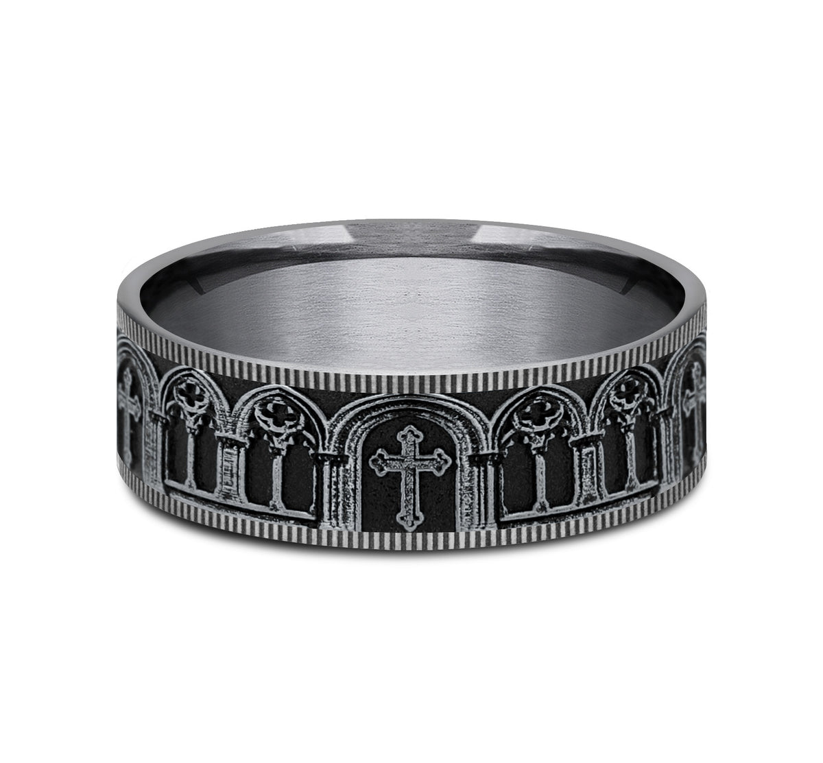 THE CATHEDRAL - Grey Tantalum / 14K White Gold - image 3
