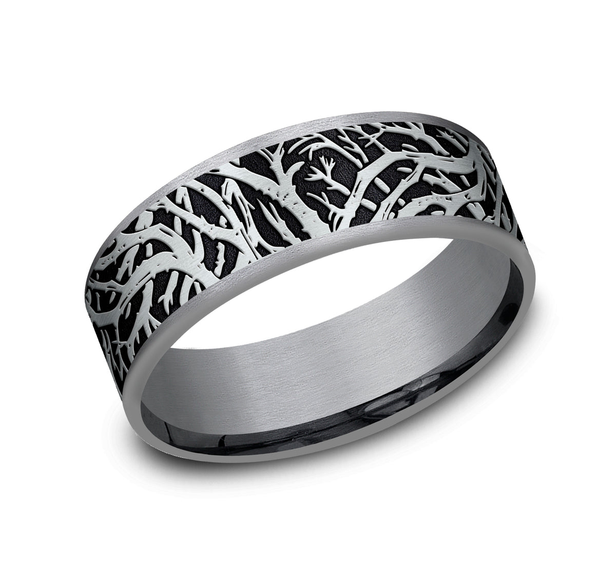 THE OLYMPIA - Grey Tantalum / 14K White Gold
