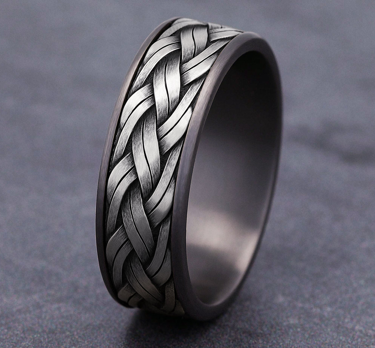 THE ROPE - Grey Tantalum / 14K White Gold - image 4