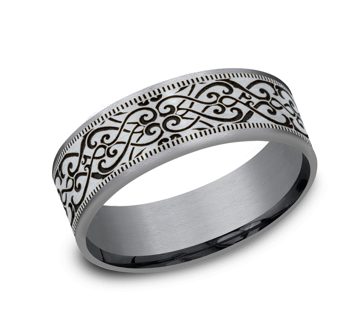 THE BASILICA - Grey Tantalum / 14K White