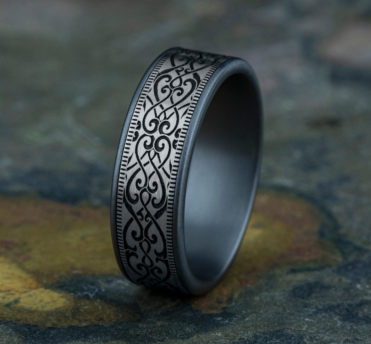 THE BASILICA - Grey Tantalum / 14K White - image 4