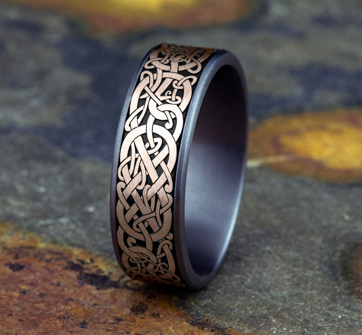 THE BERGEN - Grey Tantalum / 14K Rose Gold - image 4