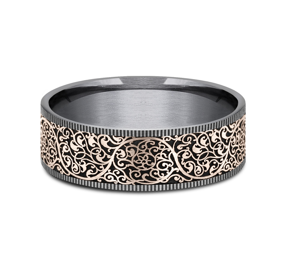 THE ARABESQUE - Grey Tantalum / 14K Rose Gold - image 3