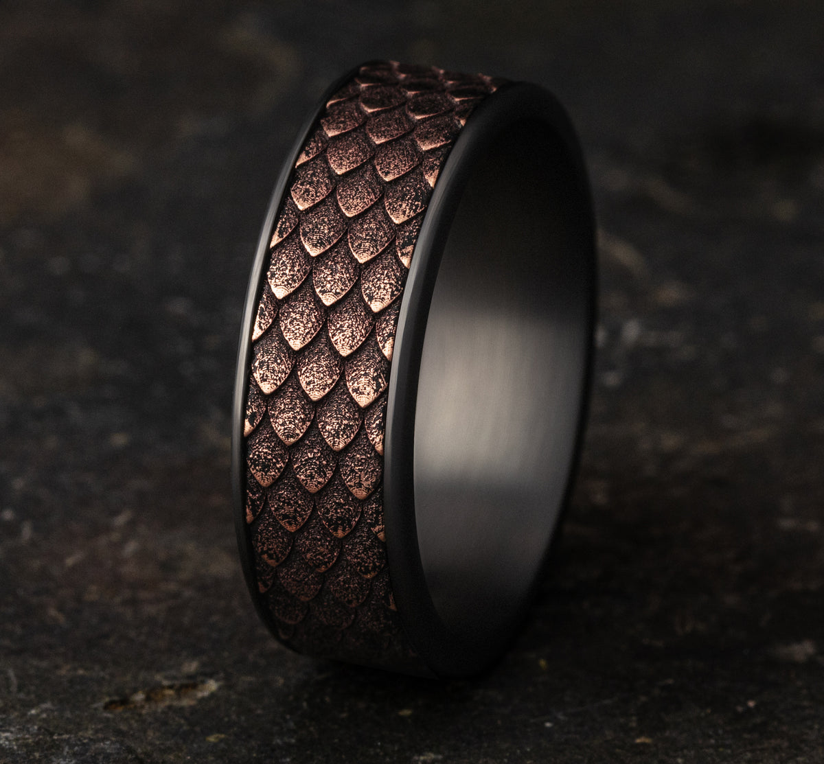 THE DROGON - Grey Tantalum / 14K Rose  Gold - image 4