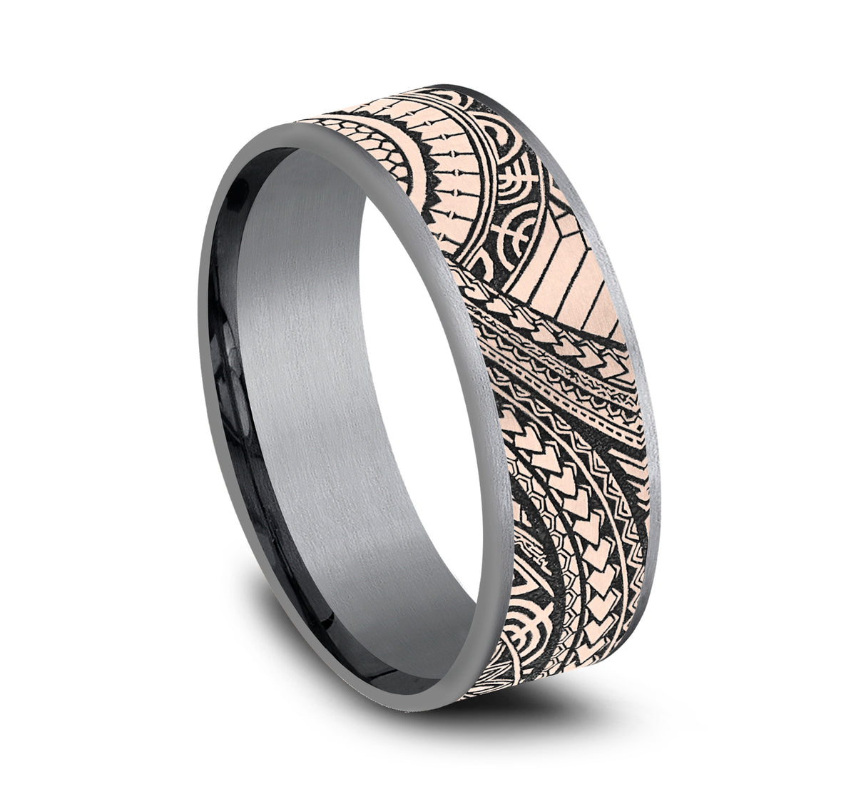 THE POLYNESIAN - Grey Tantalum / 14K Rose Gold - image 2