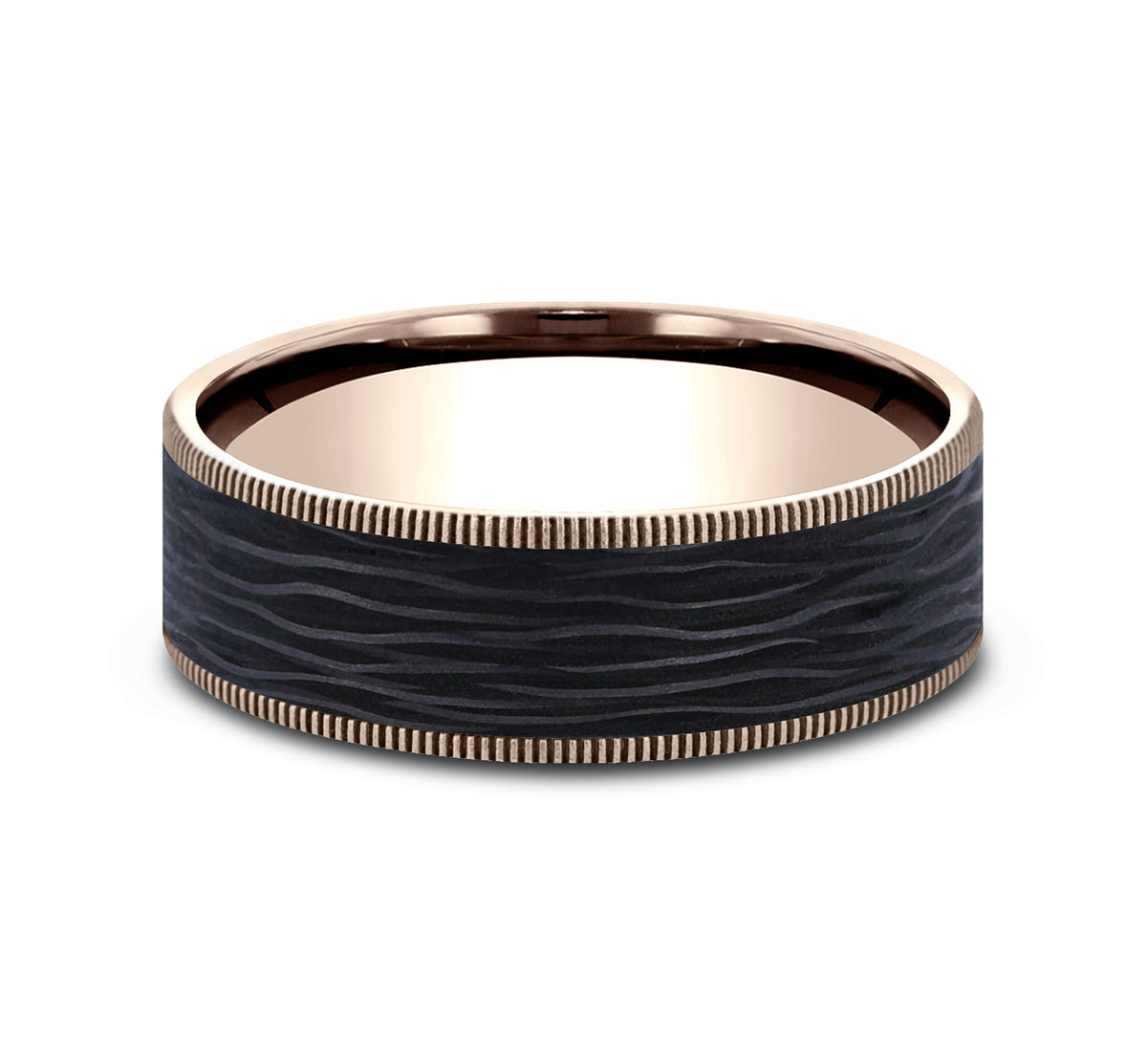 THE CINDER - 14K Rose Gold / Forged Carbon Fiber - image 3