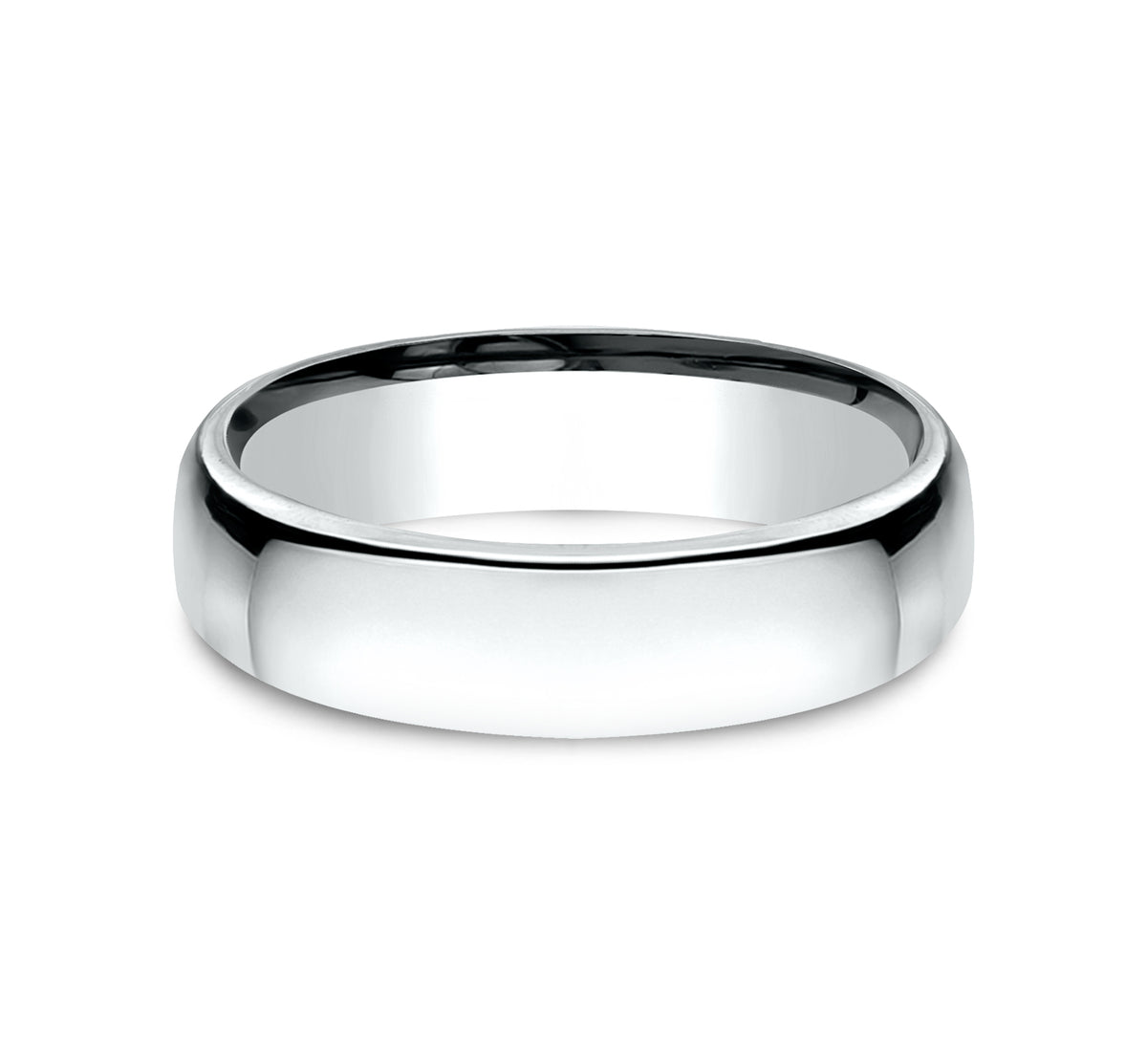 Euro Comfort-Fit ® - 14K White Gold - image 3