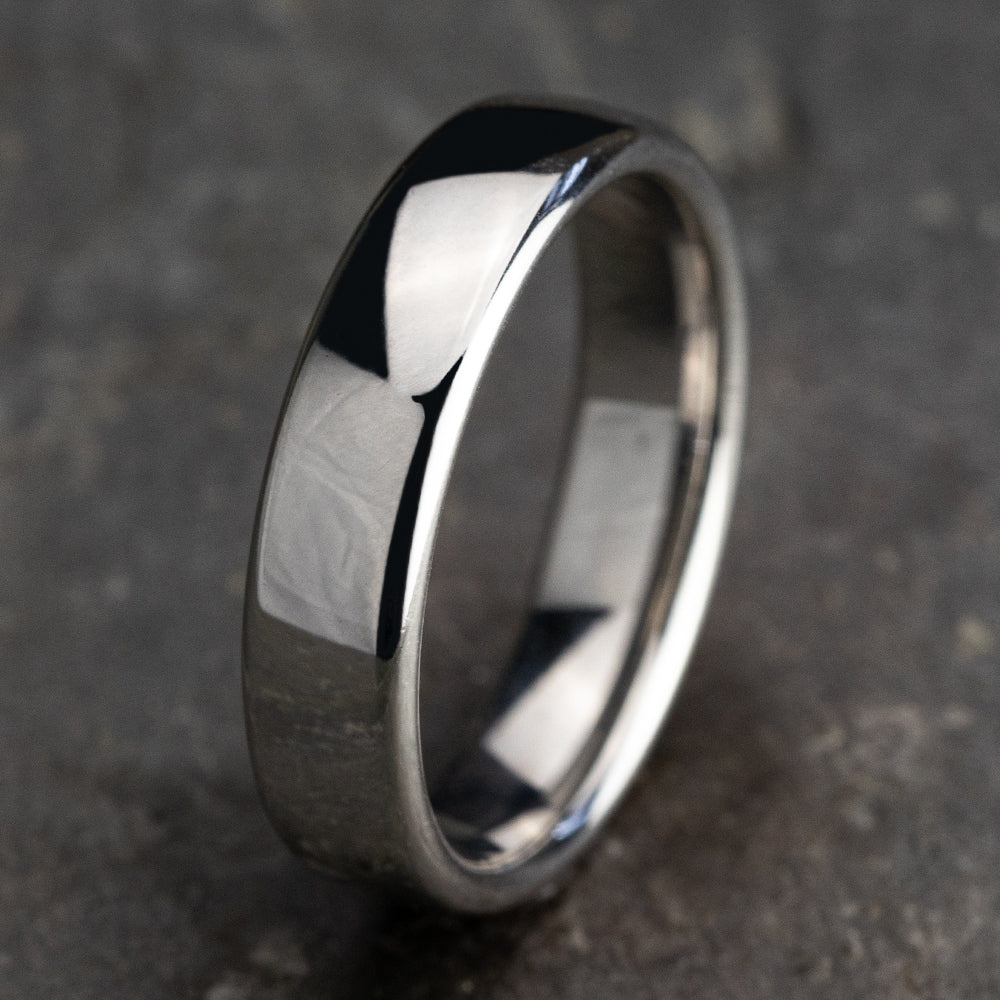 Euro Comfort-Fit ® - 14K White Gold - image 4