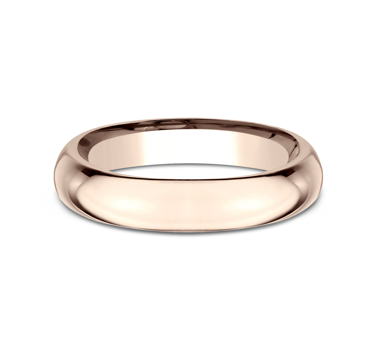 High Dome Comfort Fit - 14K Rose Gold - image 3