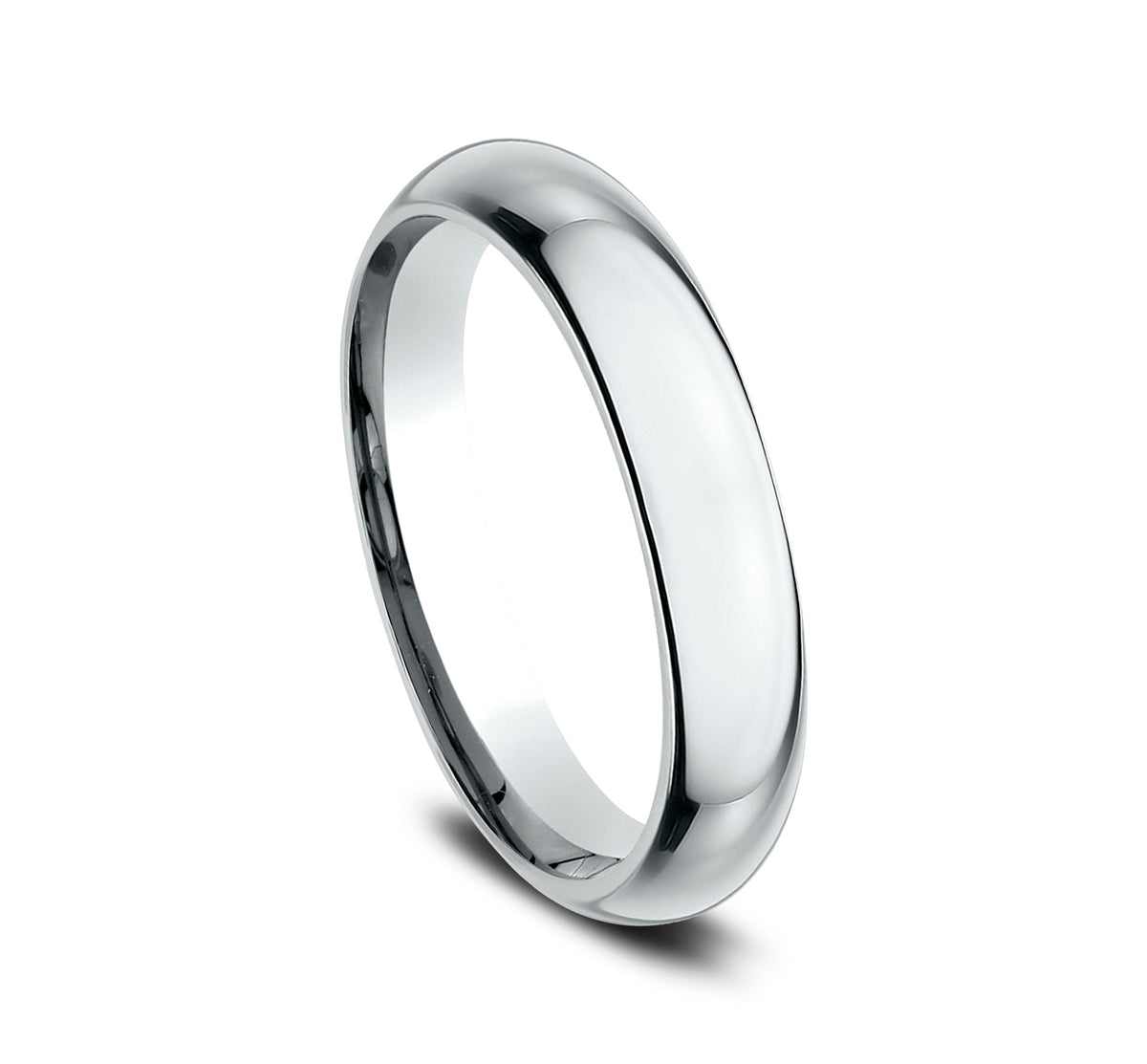 High Dome Comfort Fit - 14K White Gold - image 2