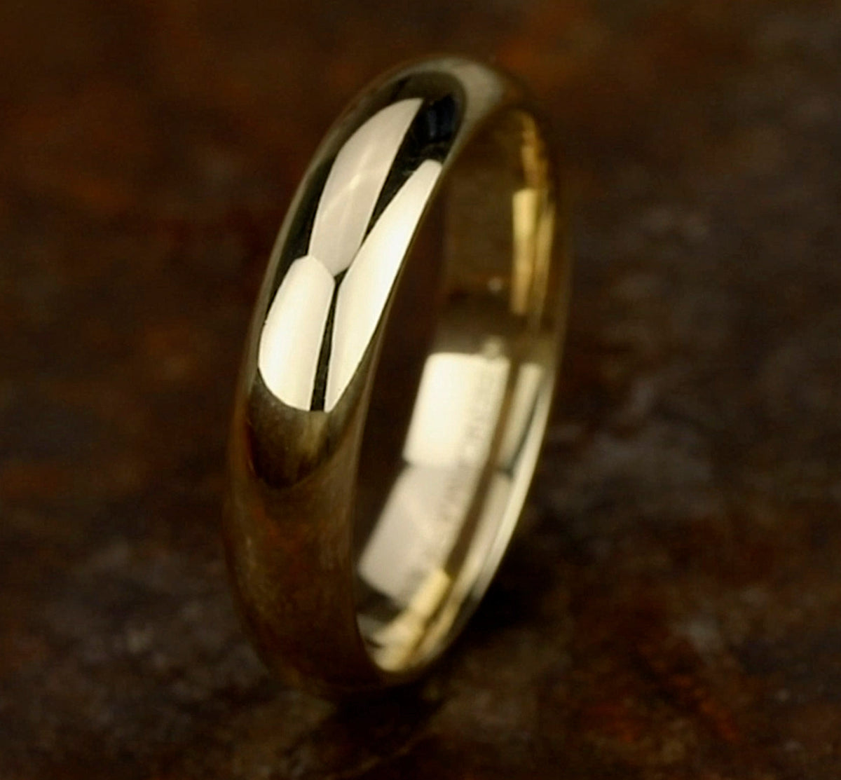 High Dome Comfort Fit - 14K Yellow Gold - image 4