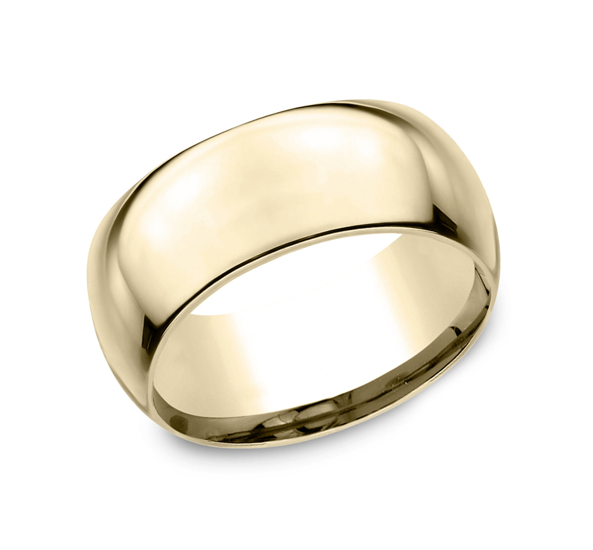 HIGH DOME COMFORT FIT - 14K Yellow Gold