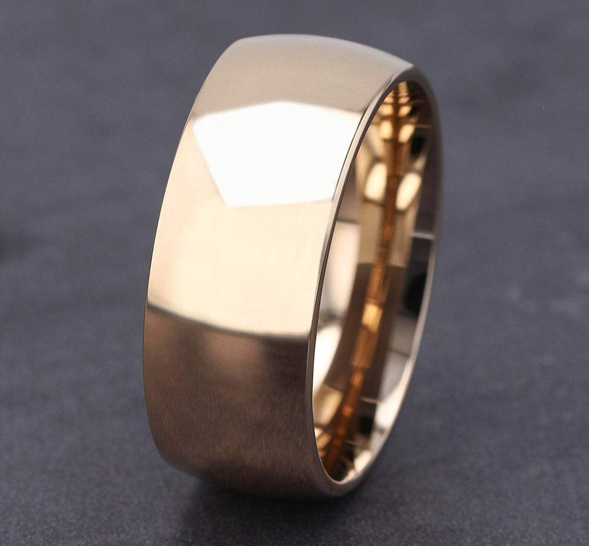 HIGH DOME COMFORT FIT - 14K Yellow Gold - image 4