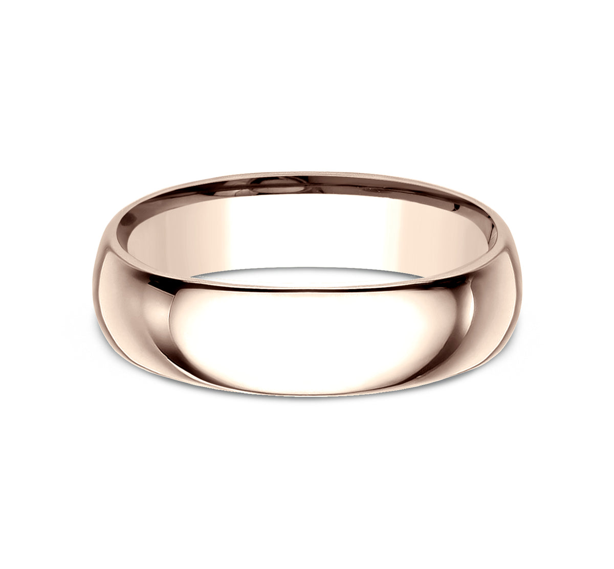 Regular Dome Comfort Fit - 14K Rose Gold - image 3