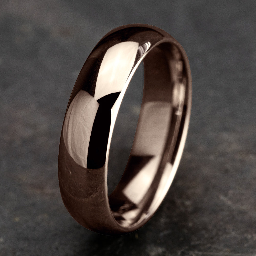 Regular Dome Comfort Fit - 14K Rose Gold - image 4