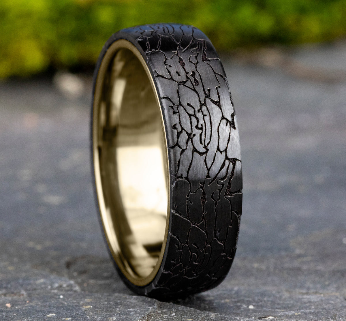 THE AVALON - 14K Yellow Gold / Black Titanium - image 4