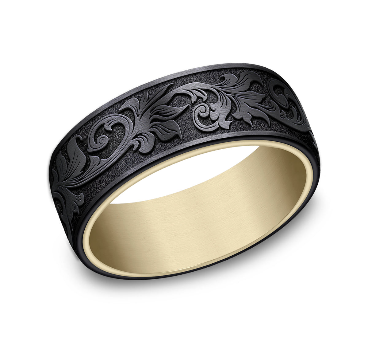 THE PALACE - 14K Yellow Gold / Black Titanium