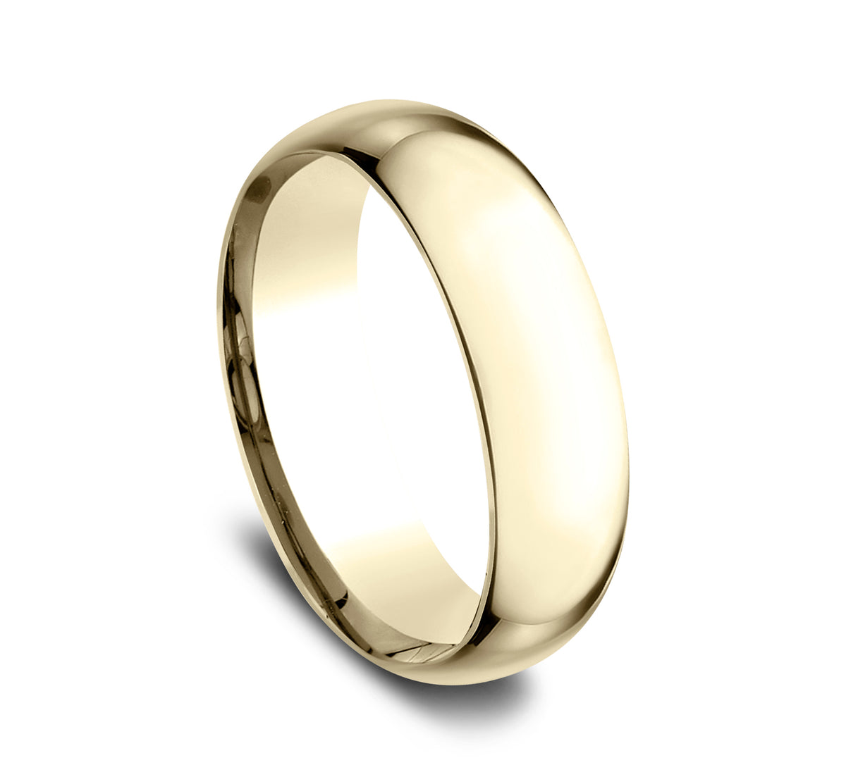 LOW DOME COMFORT FIT - 14K Yellow Gold - image 2
